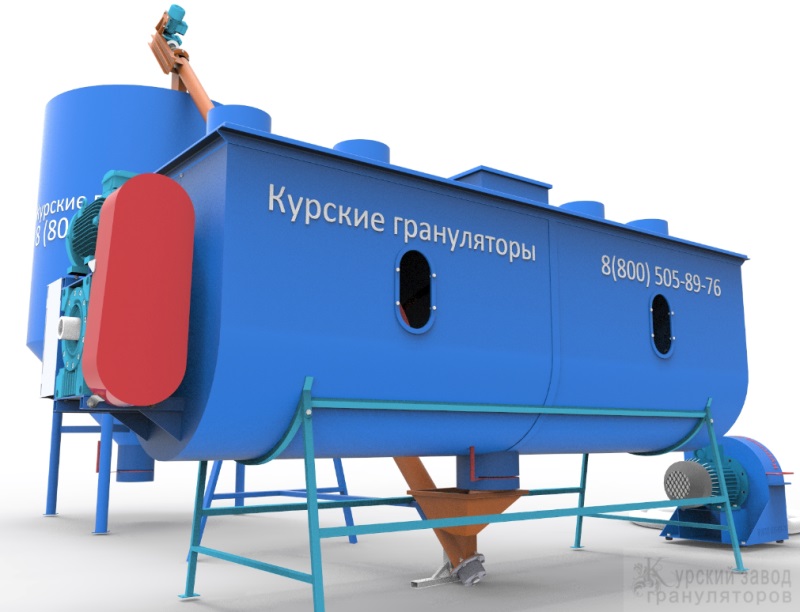 Комбикормовый завод производительностью до 1000 кг/час